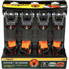Allied International Cargoloc 1 Inch x 8ft Web Ratchet, Orange 4pk, small image number 4