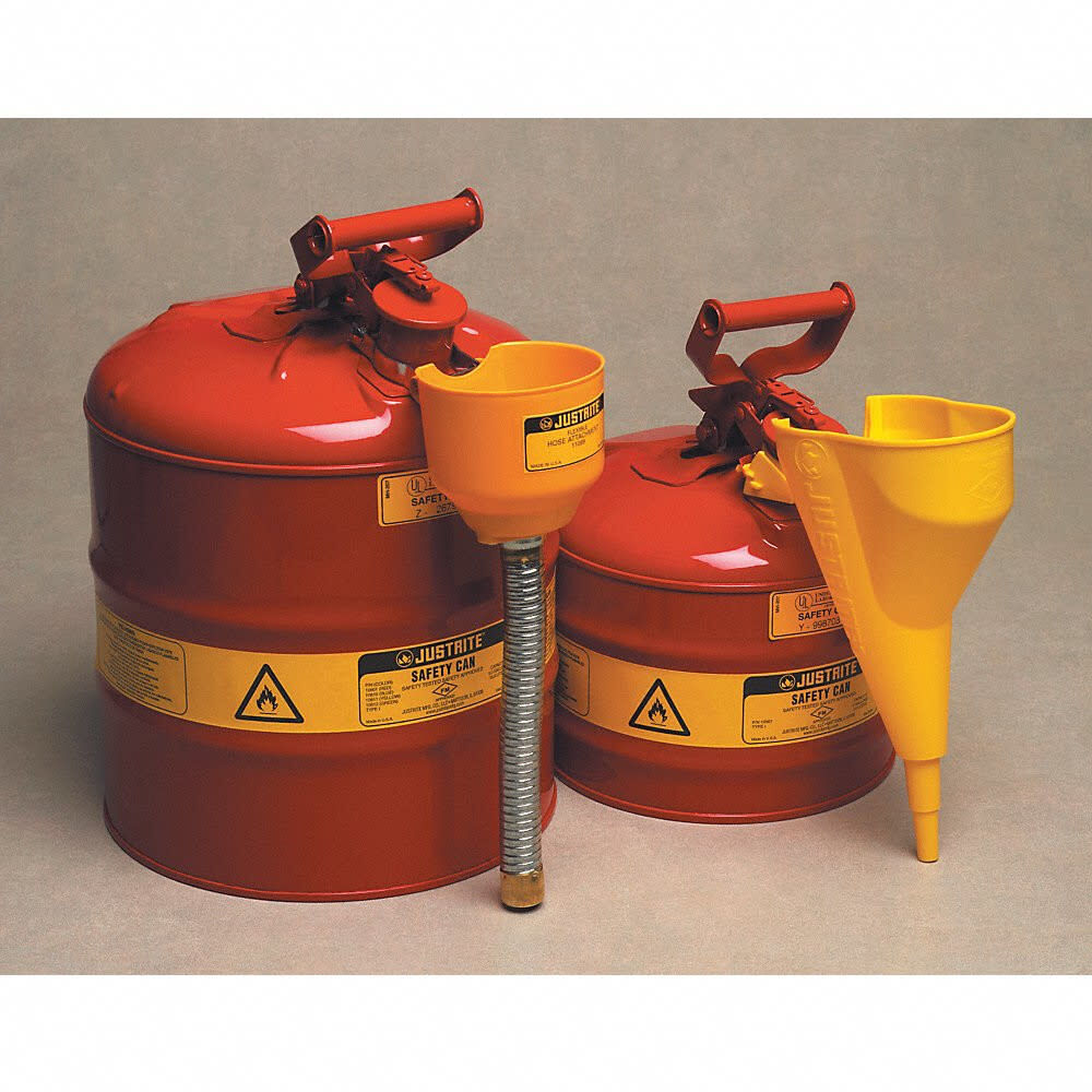 Justrite 1 Inch x 9 Inch Flexible Hose Replacement for Type II Safety Cans, large image number 4