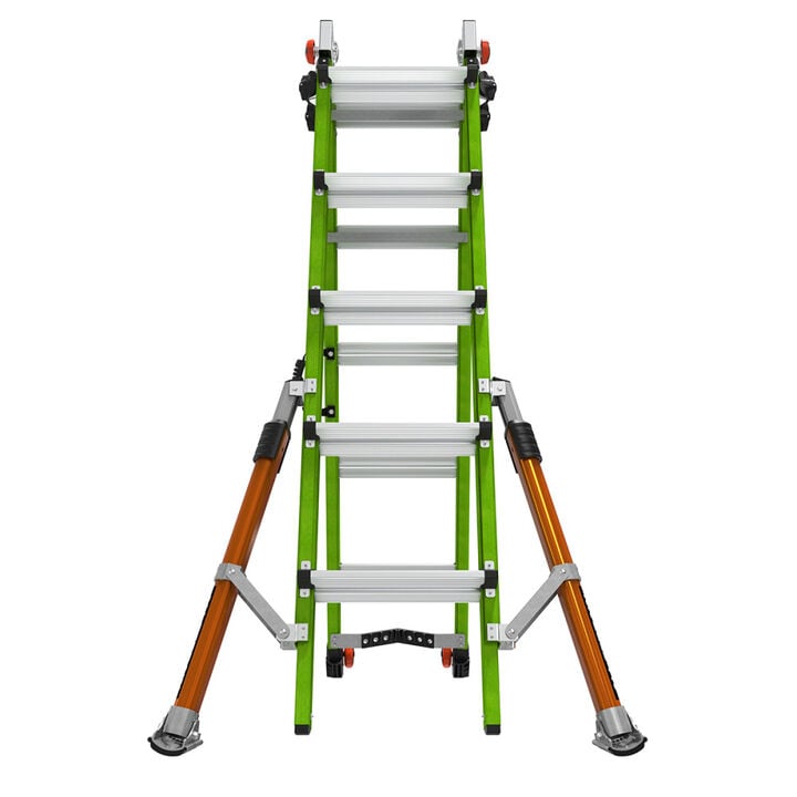 Little Giant Safety Conquest All-Terrain Fiberglass Extendable Ladder ANSI Type 1A, large image number 5