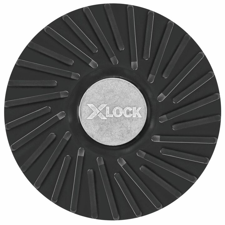 Bosch 6in X-LOCK Backing Pad with X-LOCK Clip Medium Hardness