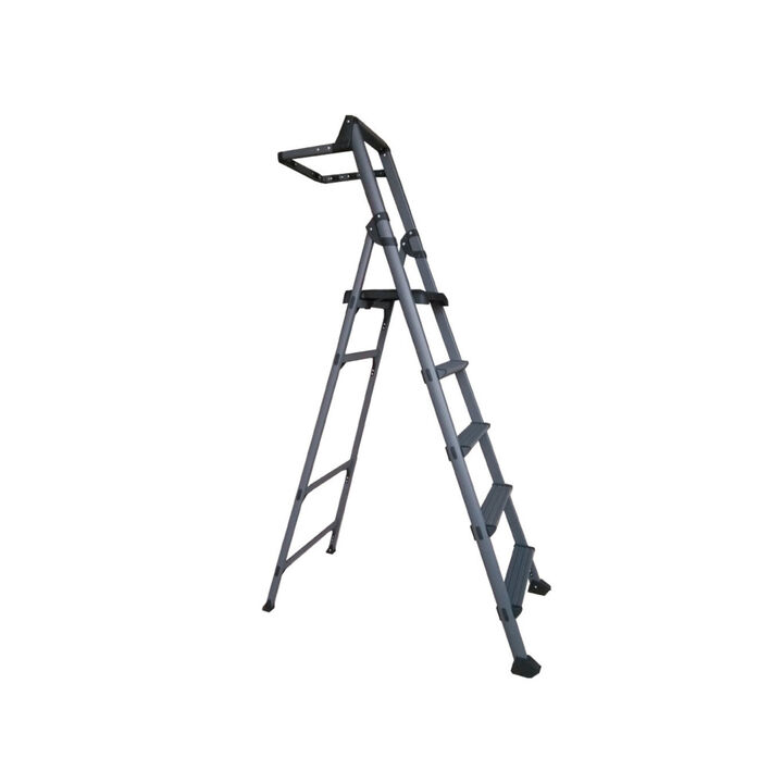 Xtend and Climb Modstep 300 Lbs 5-Step Platform Step Ladder with Handle