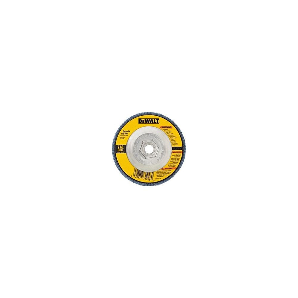 DEWALT 4 In. X5/ 8 In. 60 Grit Zirconia Flap DSC, large image number 3