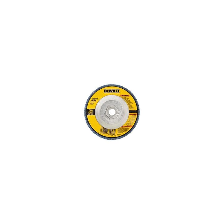 DEWALT 4 In. X5/ 8 In. 60 Grit Zirconia Flap DSC, large image number 2