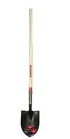 Razorback 48 In. Round Point Closed Back Digging Shovel with Wood Handle, small