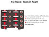 Tekton 1/2 Inch Shallow and Deep 6 Point Sockets, Drawer, 25-32 mm, 16 Pieces, small image number 3