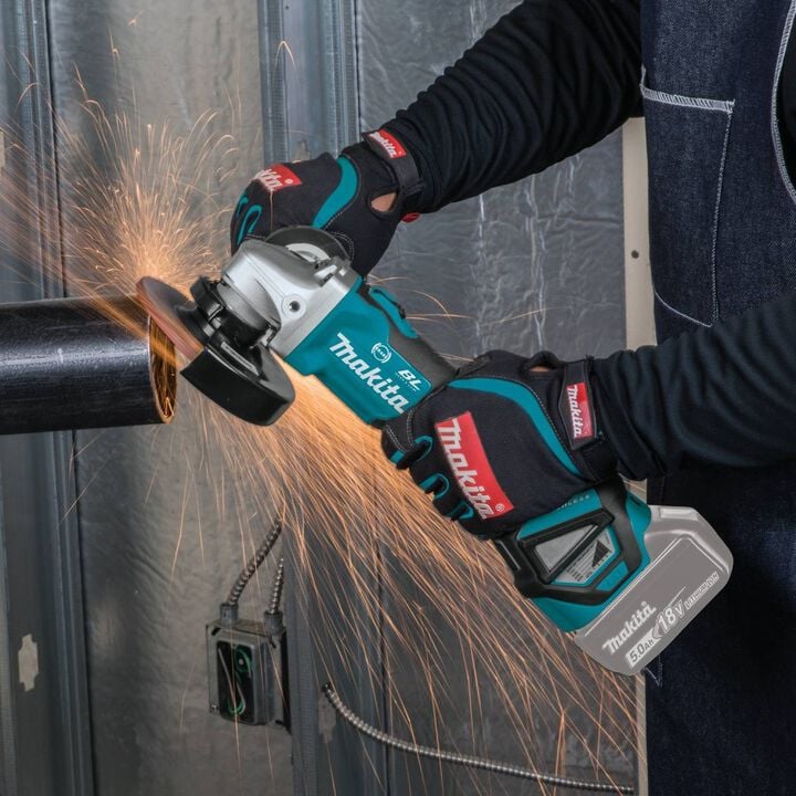 Makita 18V LXT 4 1/2 / 5in Cut-Off/Angle Grinder with Electric Brake (Bare Tool), large image number 4
