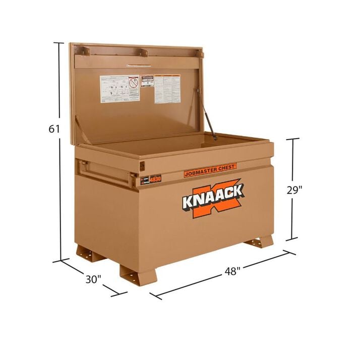 Knaack Model 4830 25.25 Cu-Ft. Steel Chest with KL (Padlock), large image number 3