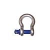 Peerless Chain Forged Carbon Screw Pin Anchor Shackle, 1-1/8in, 19000lbs, small
