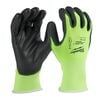 Milwaukee High Visibility Cut Level 1 Polyurethane Dipped Gloves, small image number 2