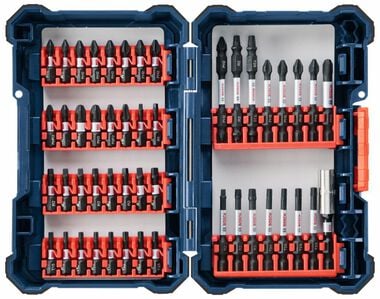 Bosch 48 pc Impact Tough Screwdriving Custom Case System Set
