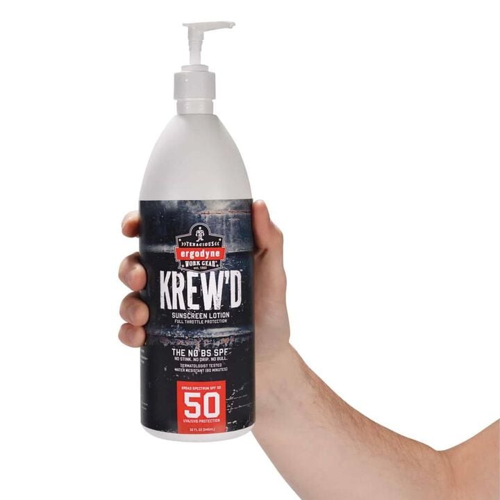 Ergodyne SPF 50 Sunscreen Lotion 32oz 4pk, large image number 3