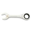 GEARWRENCH 19mm 90-Tooth 12 Point Stubby Combination Ratcheting Wrench, small image number 1