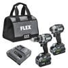 FLEX 24V Stacked Lithium Battery 2 Tool Combo Kit, small