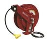Reelcraft Spring Retractable Power Cord Reel - 100 Ft. Triple Outlet, small