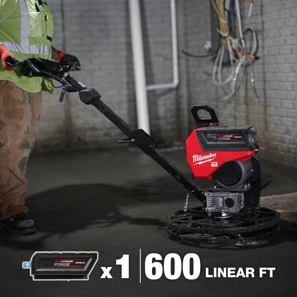 Milwaukee MX FUEL 24 in WalkBehind Edging Trowel Kit MXF3242HD from