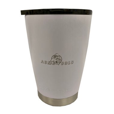 ACME TOOLS 12 oz Lowball Stainless Steel tumbler with Logo  White