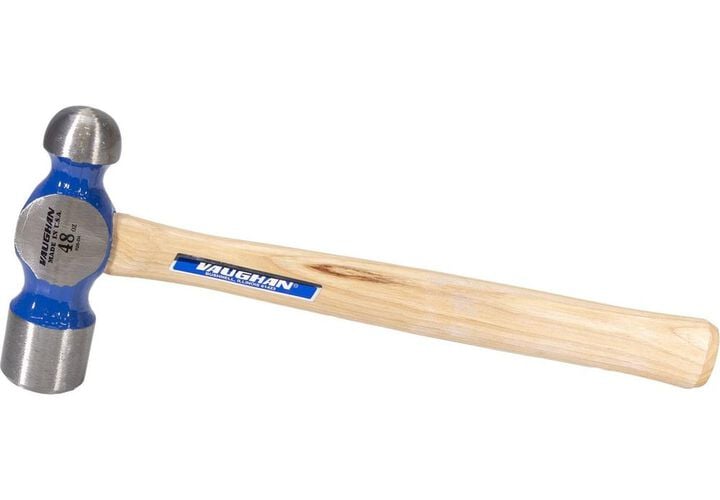 Vaughan 48 Oz Ball Pein Hammer with Hickory Handle, large image number 2