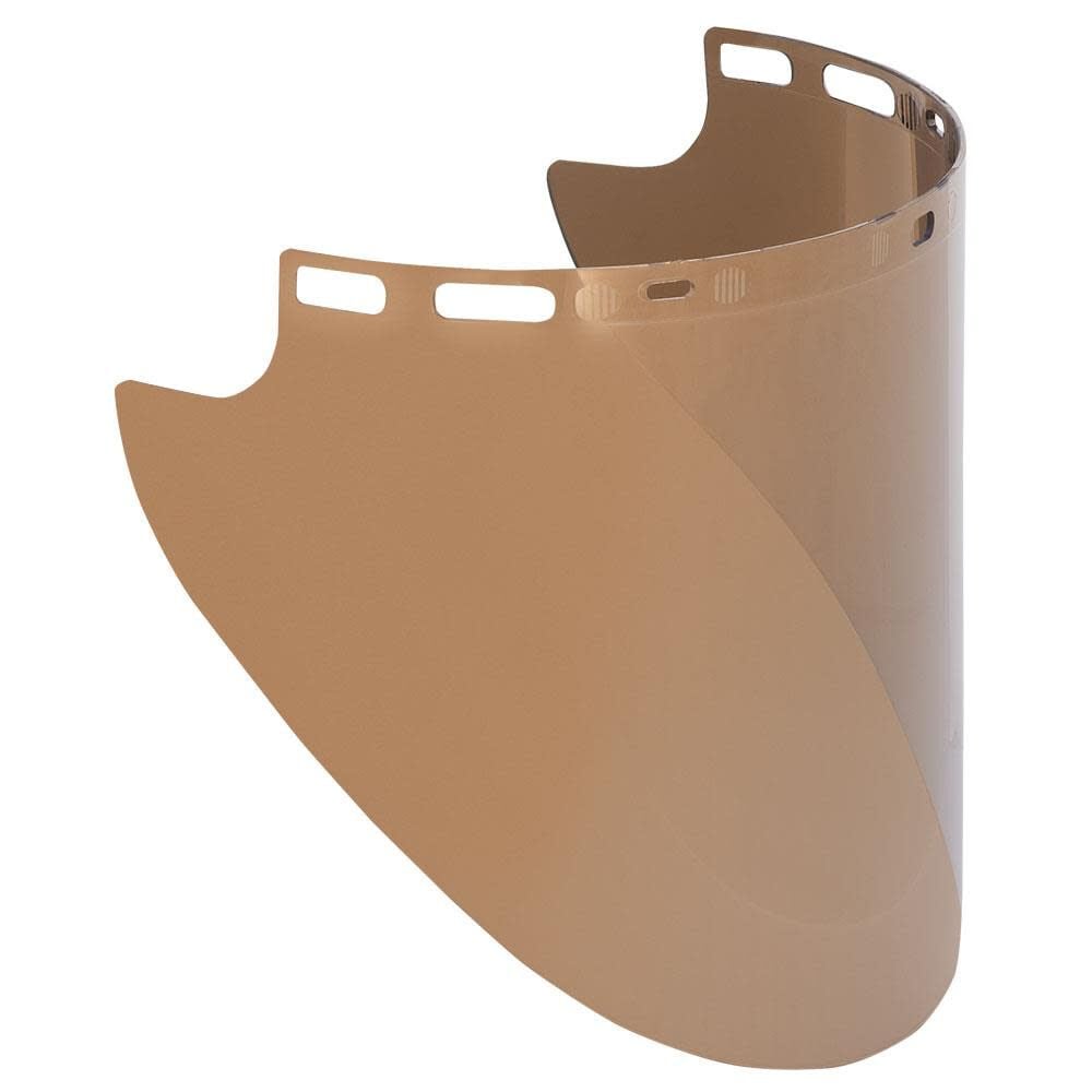 Jackson Safety Face Shield Window High Heat Gold Coated PC 10in x2 0in x .075in, large image number 1