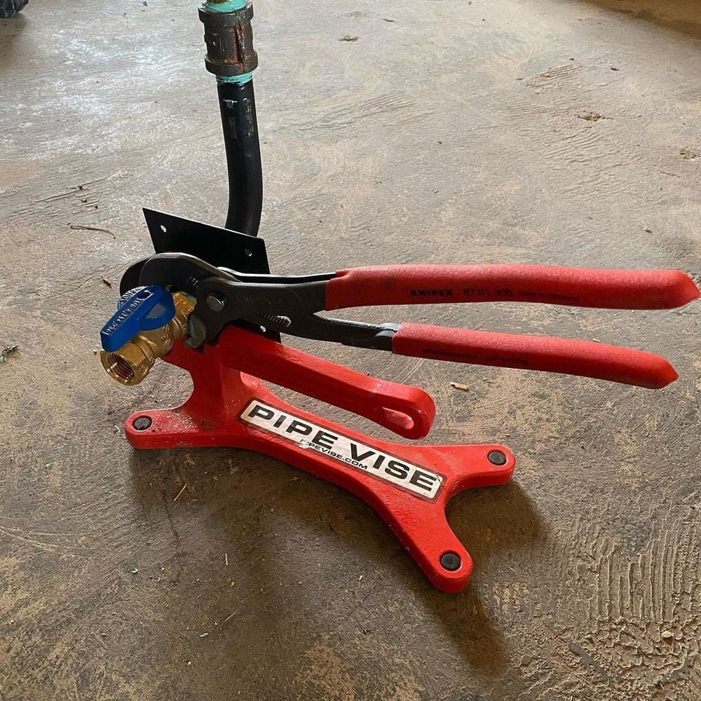 Pipe Vise Bigfoot Ultralight 1.5 Inch Pipe Capacity Aluminum Pipe Vise, large image number 13