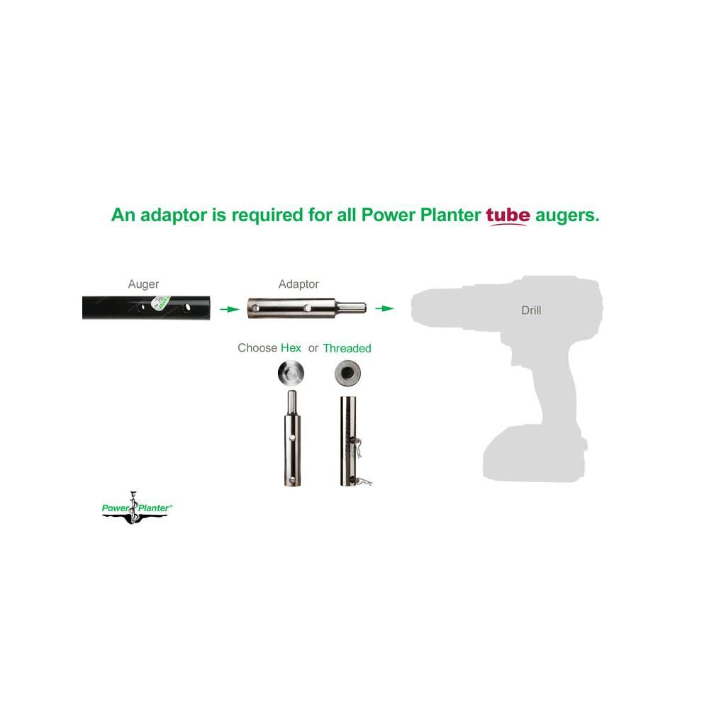 Power Planter 5 In. x 28 In. Steel Quart Pot Landscaping Auger W/Standard Tip, large image number 5