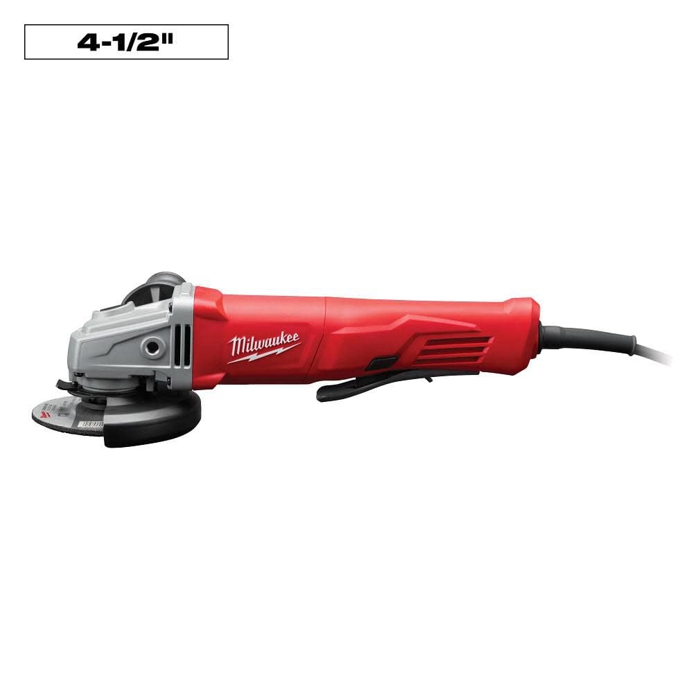 Milwaukee 4 1 2 In Small Angle Grinder With Paddle Lock On 6142 30 simolary.com 12 Milwaukee 4 1 2 In Small Angle Grinder With Paddle Lock On 6142 30