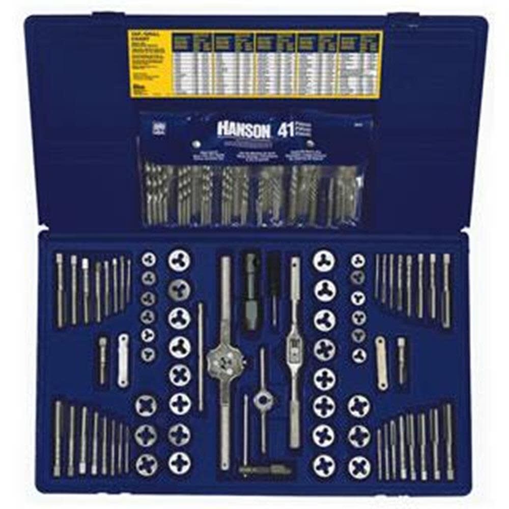 Irwin 117 tap and die set top