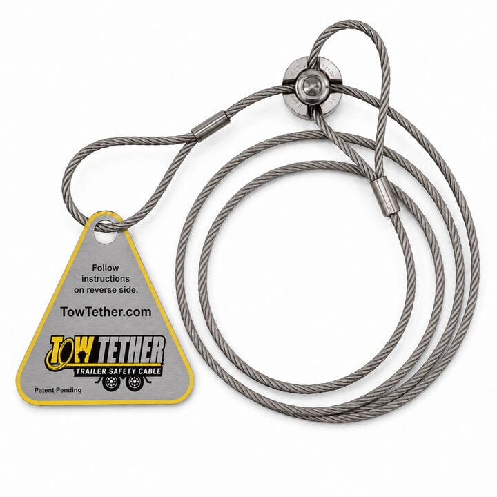 Tow Tether Trailer Breakaway Cable Anchor Point for Class 1 through 5 Hitches
