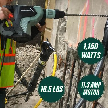 Metabo HPT 1-9/16 Inch SDS Max Rotary Hammer with Aluminum Housing Body | DH40MEY, large image number 1