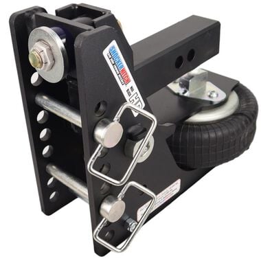 Shocker Hitch 20K Max Black 2 Inch Air Receiver Hitch Base Frame with 2 D-Handle Pins