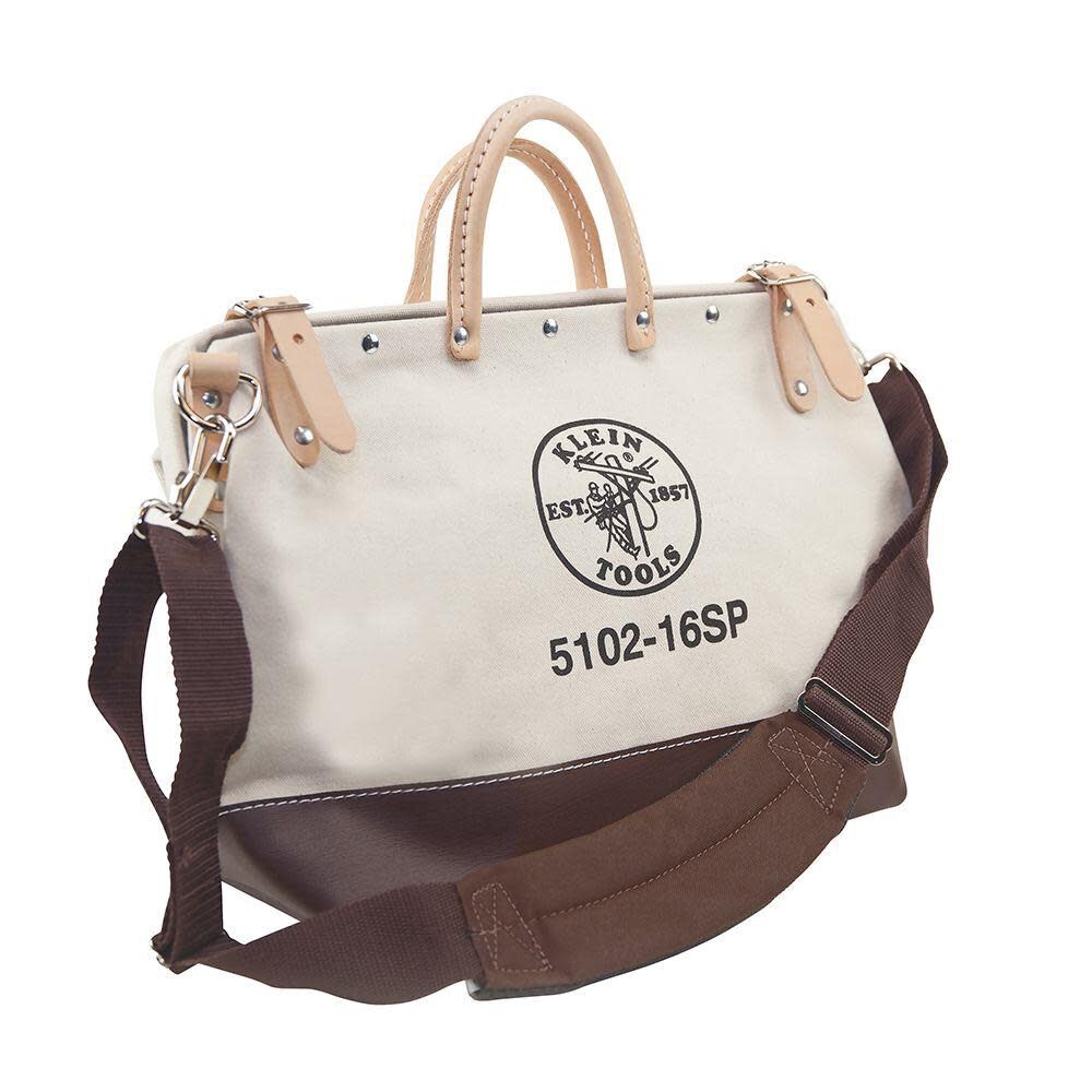 Klein Tools 16in Deluxe Canvas Tool Bag, large image number 1
