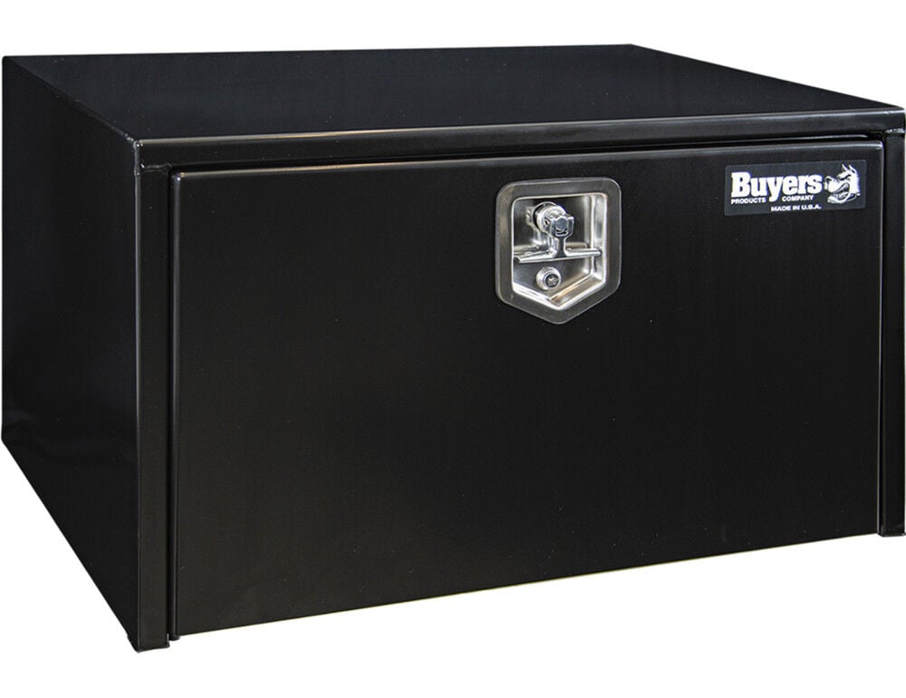 Buyers Products Company 18x18x30 Inch Black Steel Underbody Truck Box – 1702303