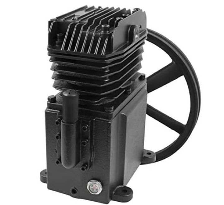 Powermate Universal Replacement Single Stage Inline Twin Cylinder Oil Lubricated Pump 3.7 RHP