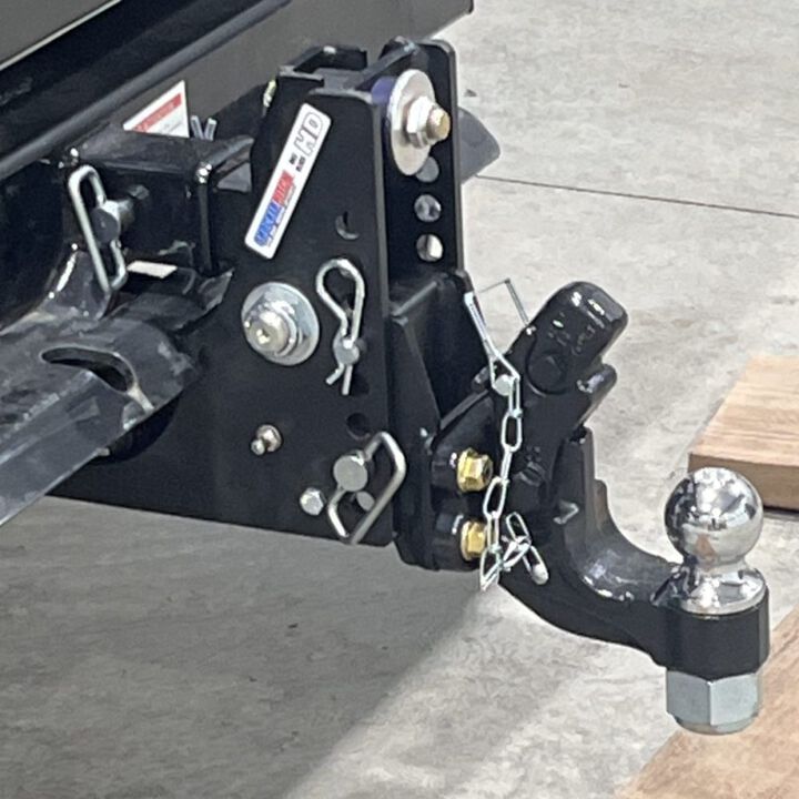 Shocker Hitch HD 20K Max Black 2 Inch Air Hitch with 16K Pintle & 2 Inch Ball, large image number 5