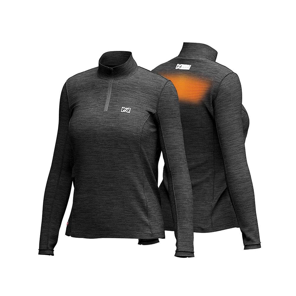 Mobile Warming Ion Heated Shirt 7.4 Volt Womens Black Large