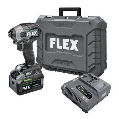 FLEX 24V 1/4in Hex Impact Driver with Multi-Mode Stacked-Lithium Kit