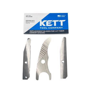 Kett Tool Replacement Blades for 1/2in Fiber Cement Shears, large image number 0