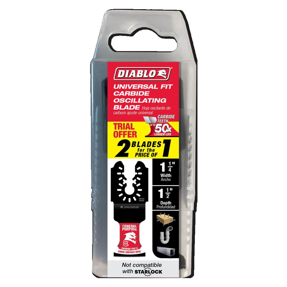 Diablo Tools 11/4in Universal Fit General Purpose Carbide Oscillating