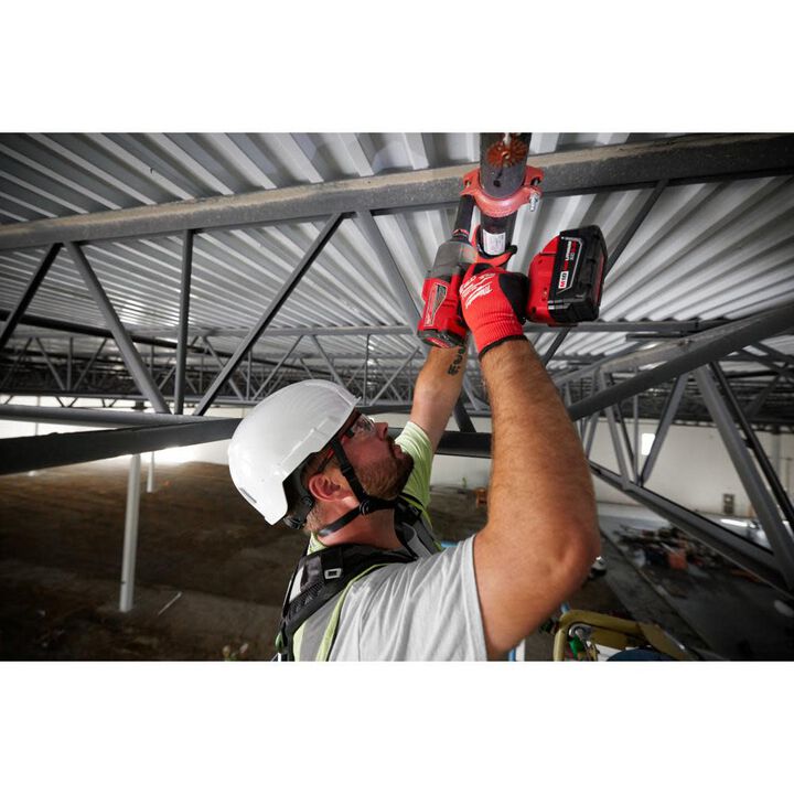 Milwaukee BOLT Red Safety Helmet with IMPACT ARMOR Liner Type 2 Class E & USB Cooling Fan Bundle, large image number 5