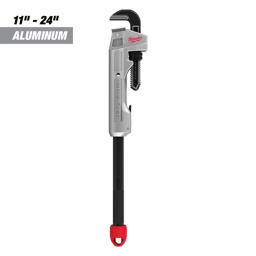Milwaukee CHEATER Adaptable Pipe Wrench Aluminum, large image number 2