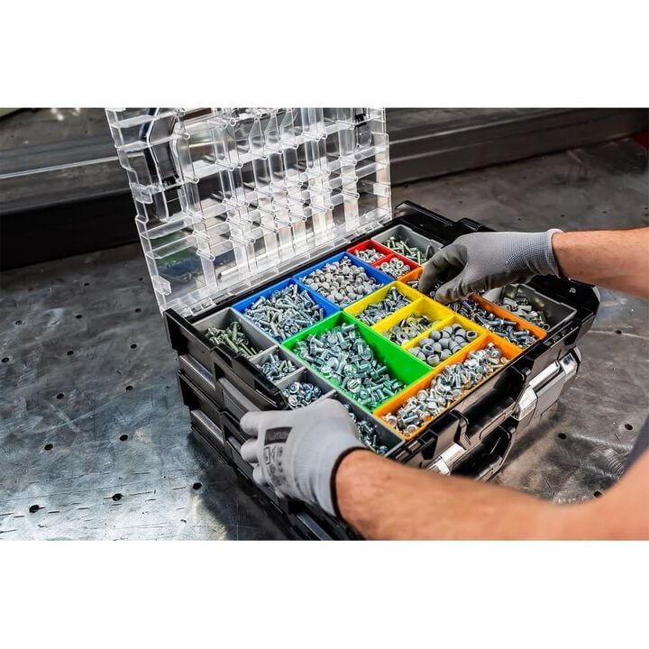 L-BOXX Model Number 102 Black Tool Box with Transparent Lid and Foam Insert Bundle, large image number 2
