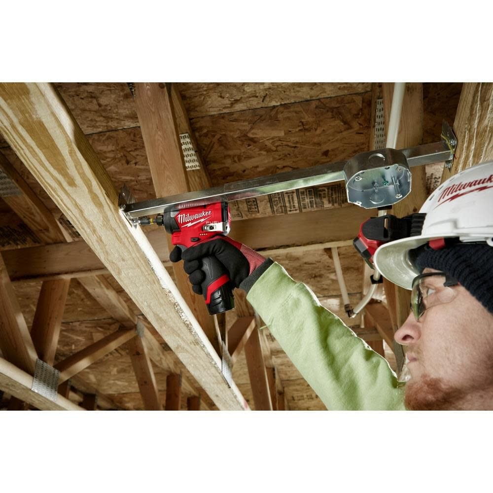 Milwaukee M12 Fuel 1 4inch Hex Impact Driver Bare Tool 3453 20 - Image 9