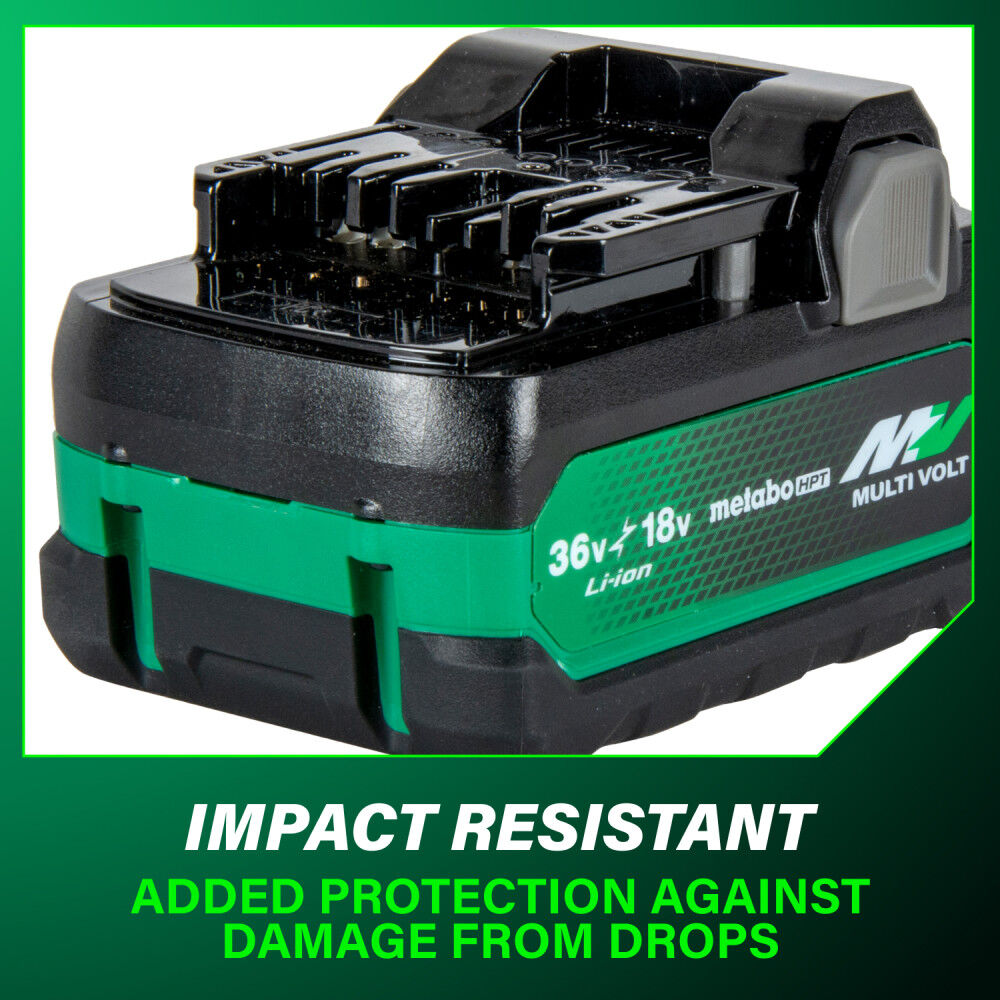 Metabo HPT Promotional MultiVolt 18V/36V 5Ah/2.5Ah Lithium Ion Battery with Fuel Indicator, large image number 6