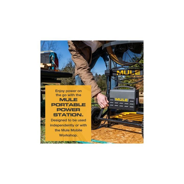 Mule Mobile Workshop with 350 Watt Lithium-Ion Battery Portable Power Station, large image number 2