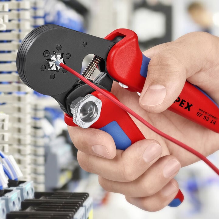 Knipex 7-1/4 Inch Self-Adjusting Crimping Plier, large image number 16