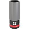 Milwaukee SHOCKWAVE Impact Duty Socket 1/2 Drive 22MM Metric Lug Nut Wheel, small image number 1