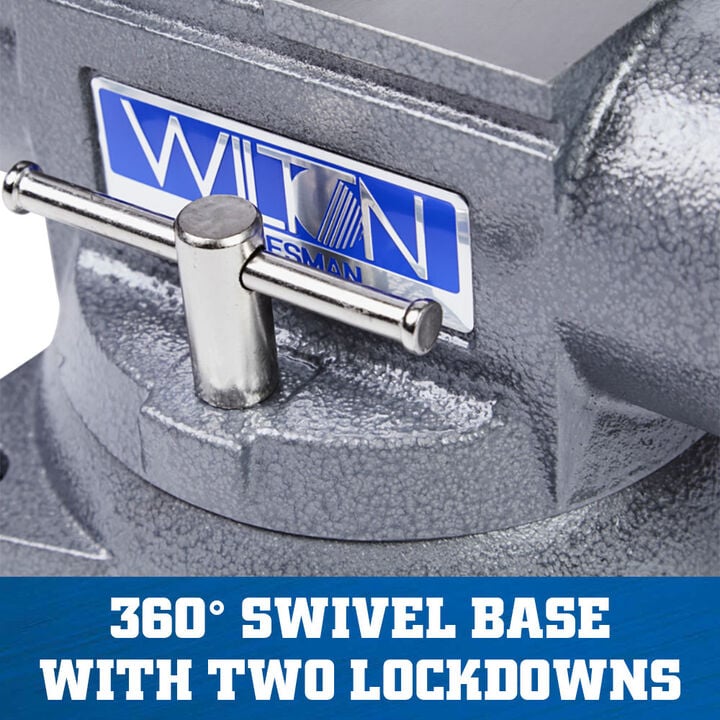 Wilton Tradesman 6-1/2 Round Channel Vise with Swivel Base, large image number 2