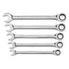 GEARWRENCH Ratcheting Wrench Set 5 Pc. Metric Combination, small image number 1