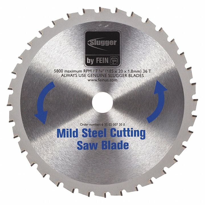 Fein 7.25 In. Mild Steel Saw Blade for 7.25 In. Slugger by Metal Cutting Saw
