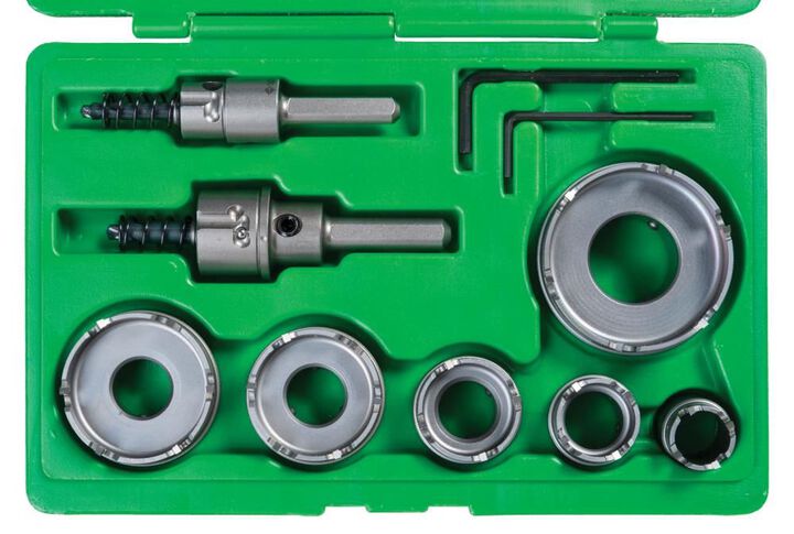 Greenlee Carbide Cutter Kit Quick Change 8pc, large image number 1
