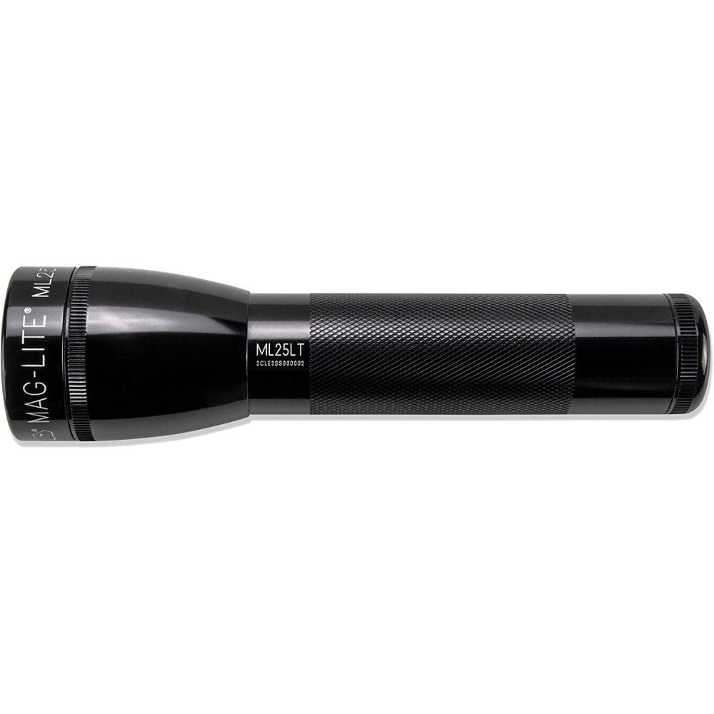 Maglite Flashlight ML25LT 192 Lumens Black LED 2 Cell C – 188-000-026